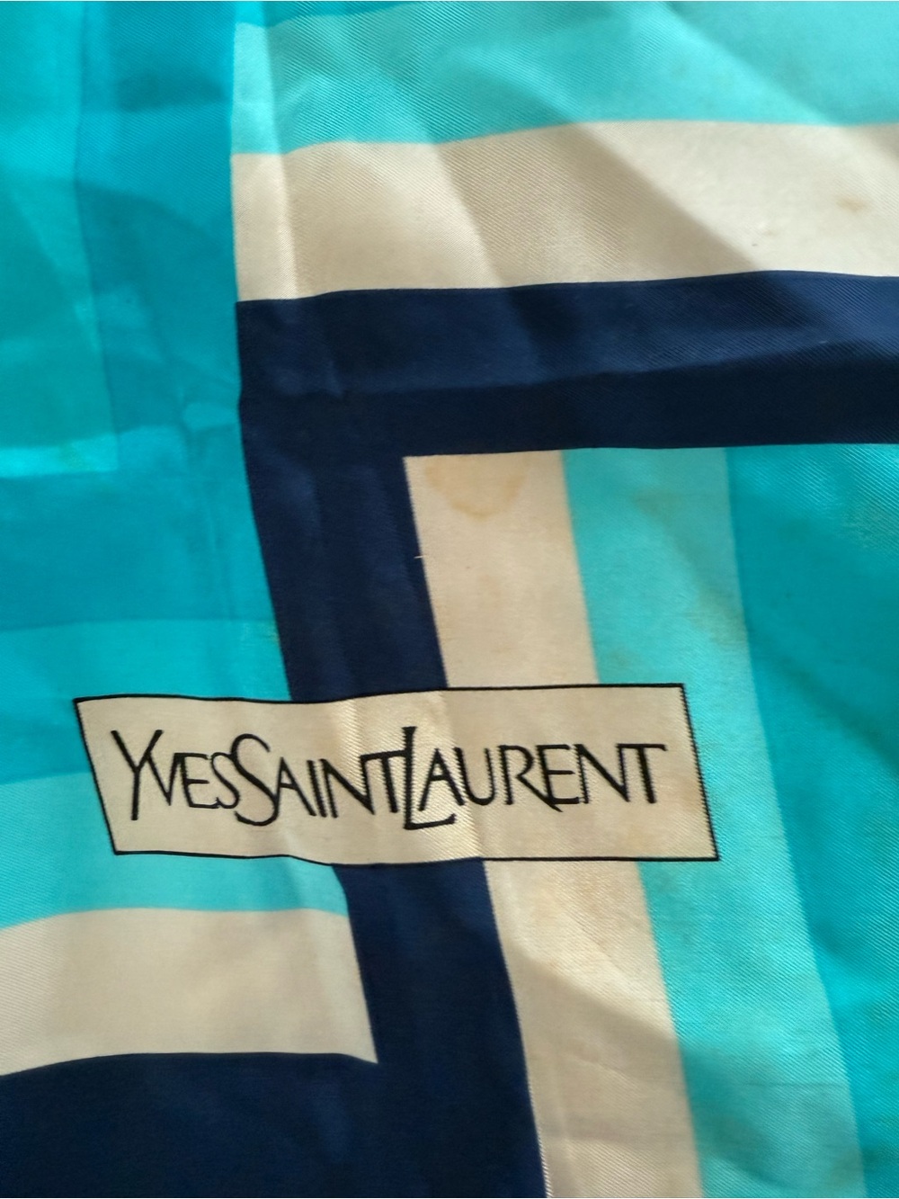 Yves Saint Laurent Silk Scarf - Picture 10 of 13